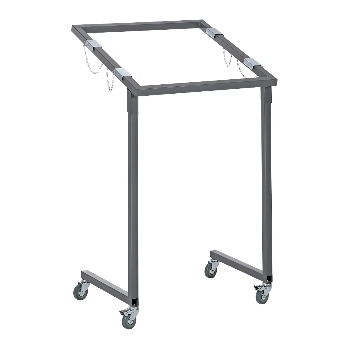 Wertstoffsammler, fahrbar + 50 Wertstoffsäcke, transparent 