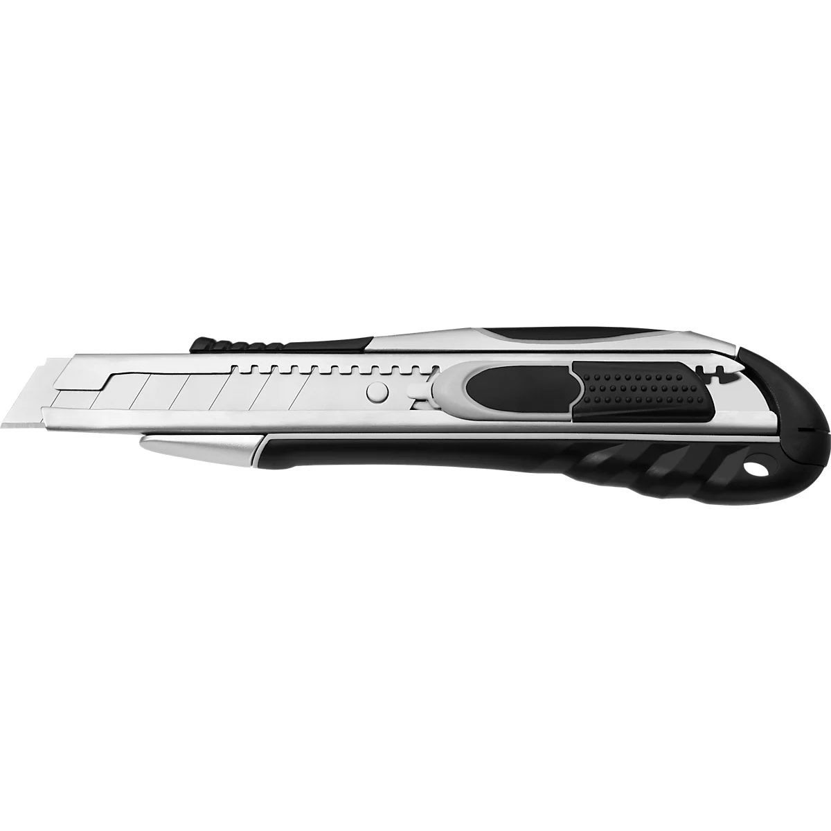 Westcott Cutter »Duo Safety«, Sicherheitsmesser mit Duo-Funktion, Klingenbreite 18 mm, Metallgehäuse, Softgrip-Grif