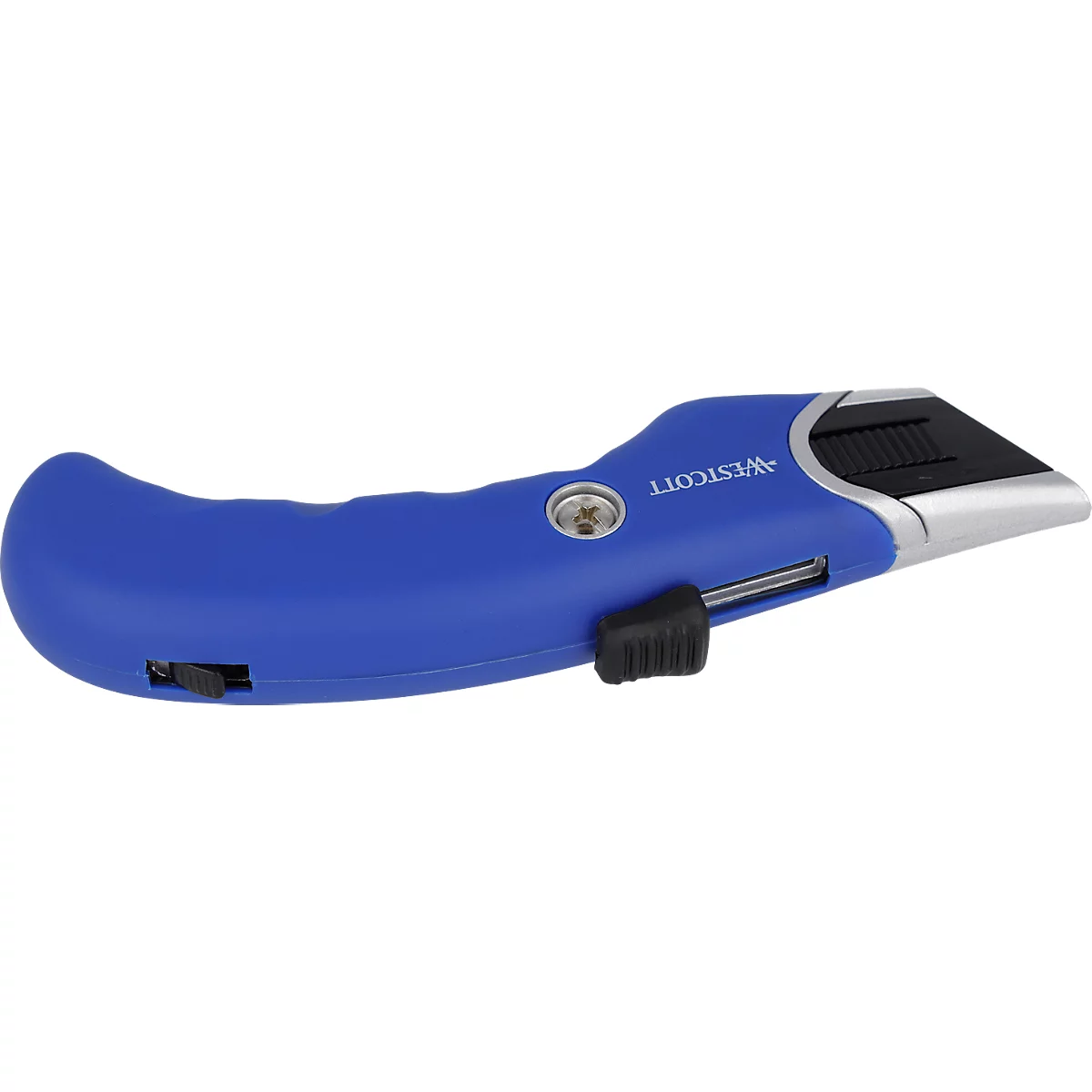 Westcott cuttermes, trapeziummes 19 mm, met 5 reservemesjes, ergonomisch
