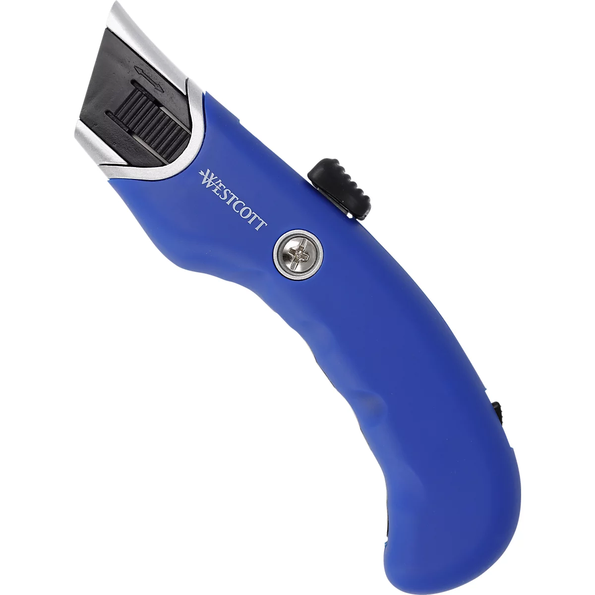 Westcott Cuttermesser, Trapezklinge 19 mm, mit 5 Ersatzklingen, ergonomisch