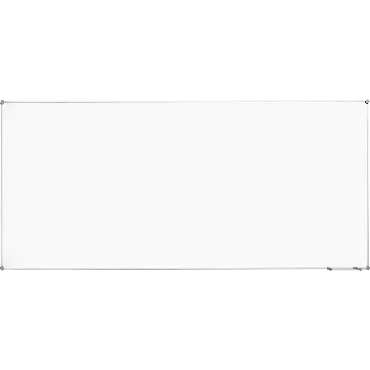 Whiteboard 2000 MAULpro, frame platijnagrijs, 1200 x 3000 mm, geëmailleerd oppervlak