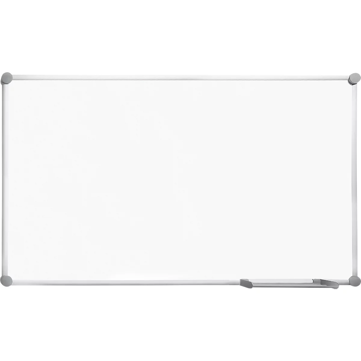 Whiteboard 2000 MAULpro, weiß emailliert, Rahmen platingrau, 900 x 600 mm