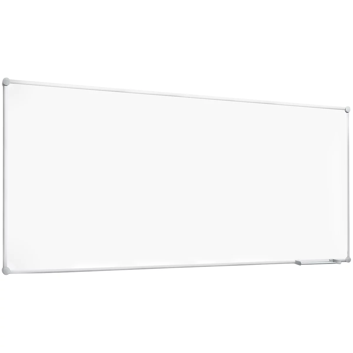 Whiteboard 2000 MAULpro, weiß kunststoffbeschichtet, Rahmen alusilber, 1800 x 900 mm