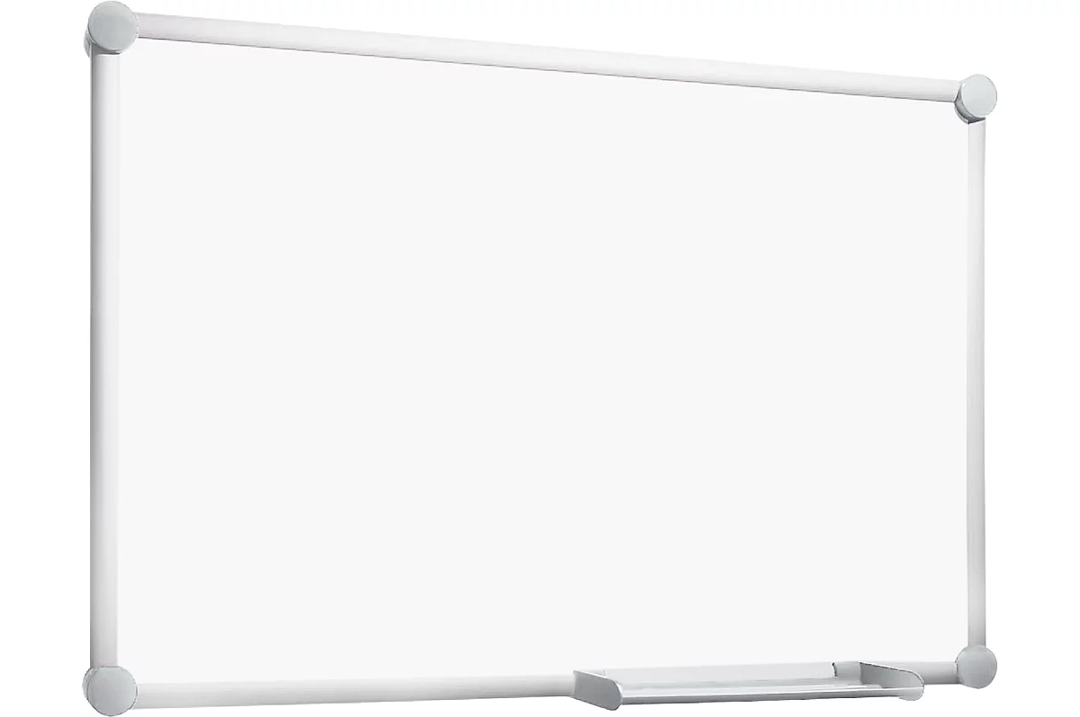Whiteboard 2000 MAULpro, weiß kunststoffbeschichtet, Rahmen alusilber, 600 x 450 mm