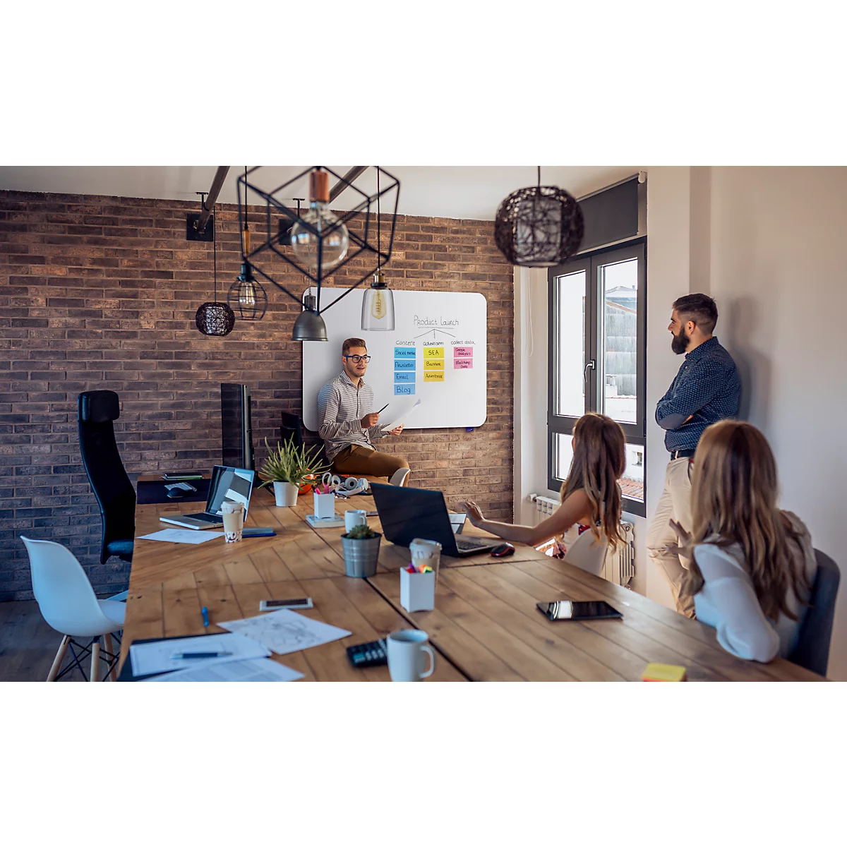 Whiteboard ESSENCE Legamaster - frameloos - geëmailleerd - met afgeronde hoeken - verschillende afmetingen