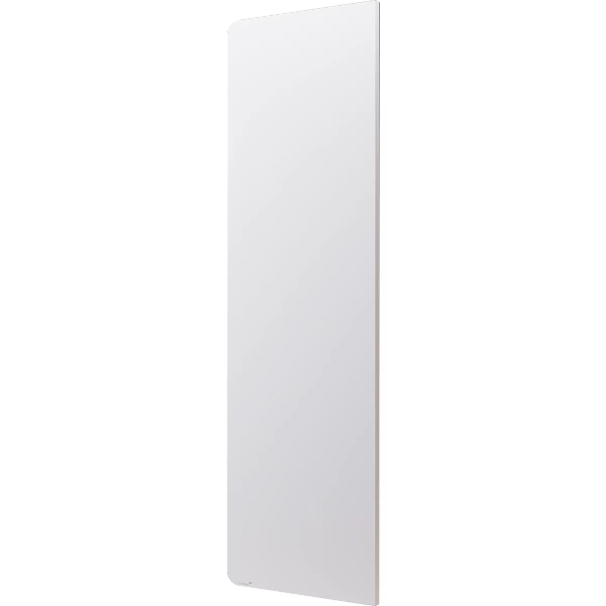 Whiteboard Legamaster Wall-Up LRC, magnetisch, Ecke links abgerundet, B 595 x T 23 x H 2000 mm, emaillierter Stahl, weiß