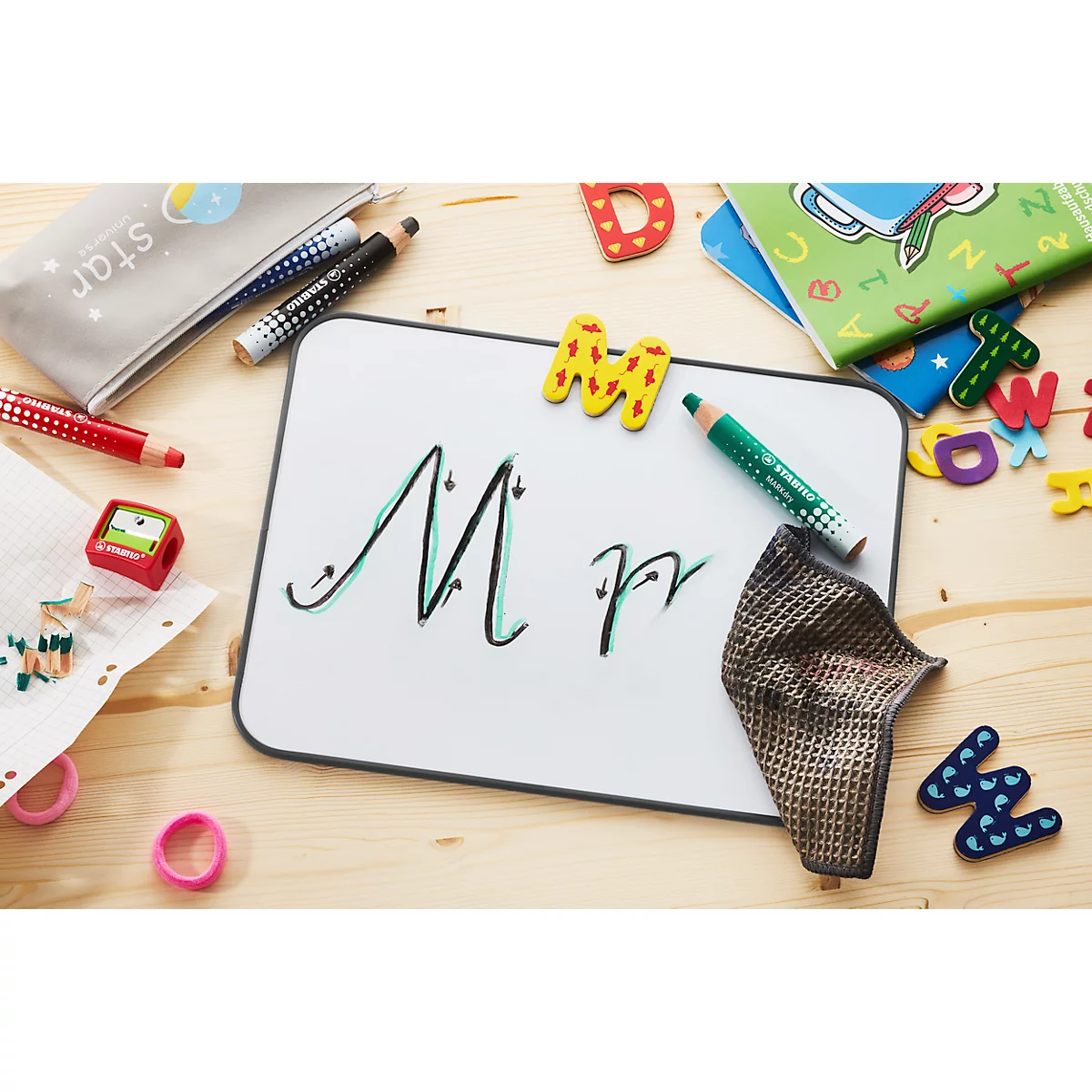 Whiteboard Marker Stabilo MarkDry, Rundpsitze, 1-10 mm, schnell trocknend, vers. Farben
