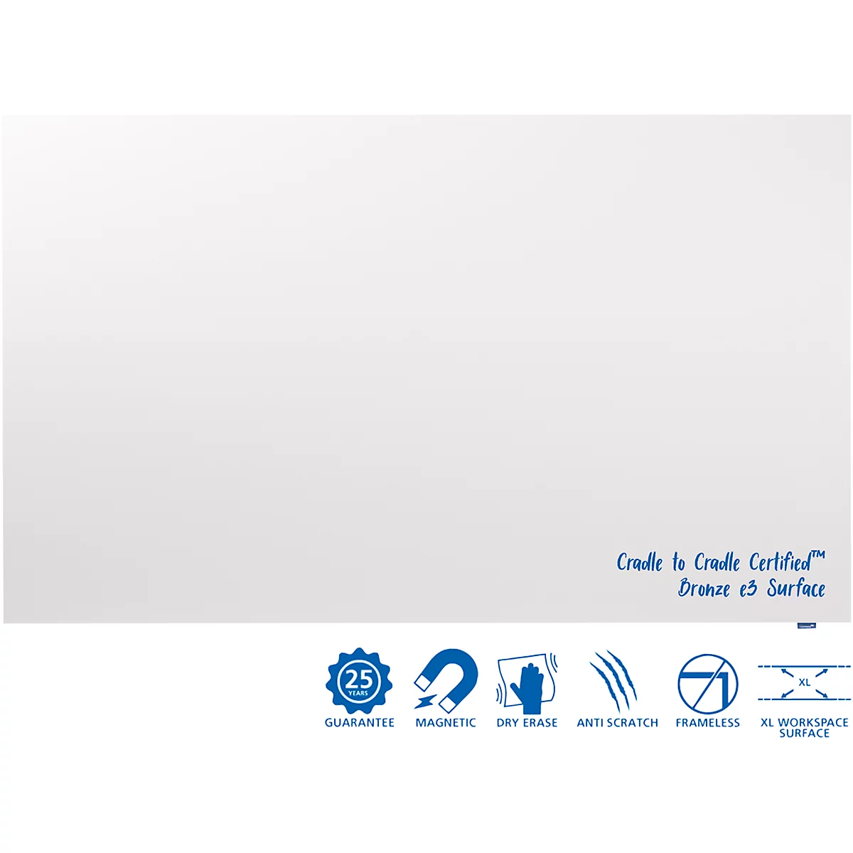 Whiteboard-Module Legamaster “Wall-Up”, rahmenlos, magnethaftend, B 2000 x H 1195 mm, weiß