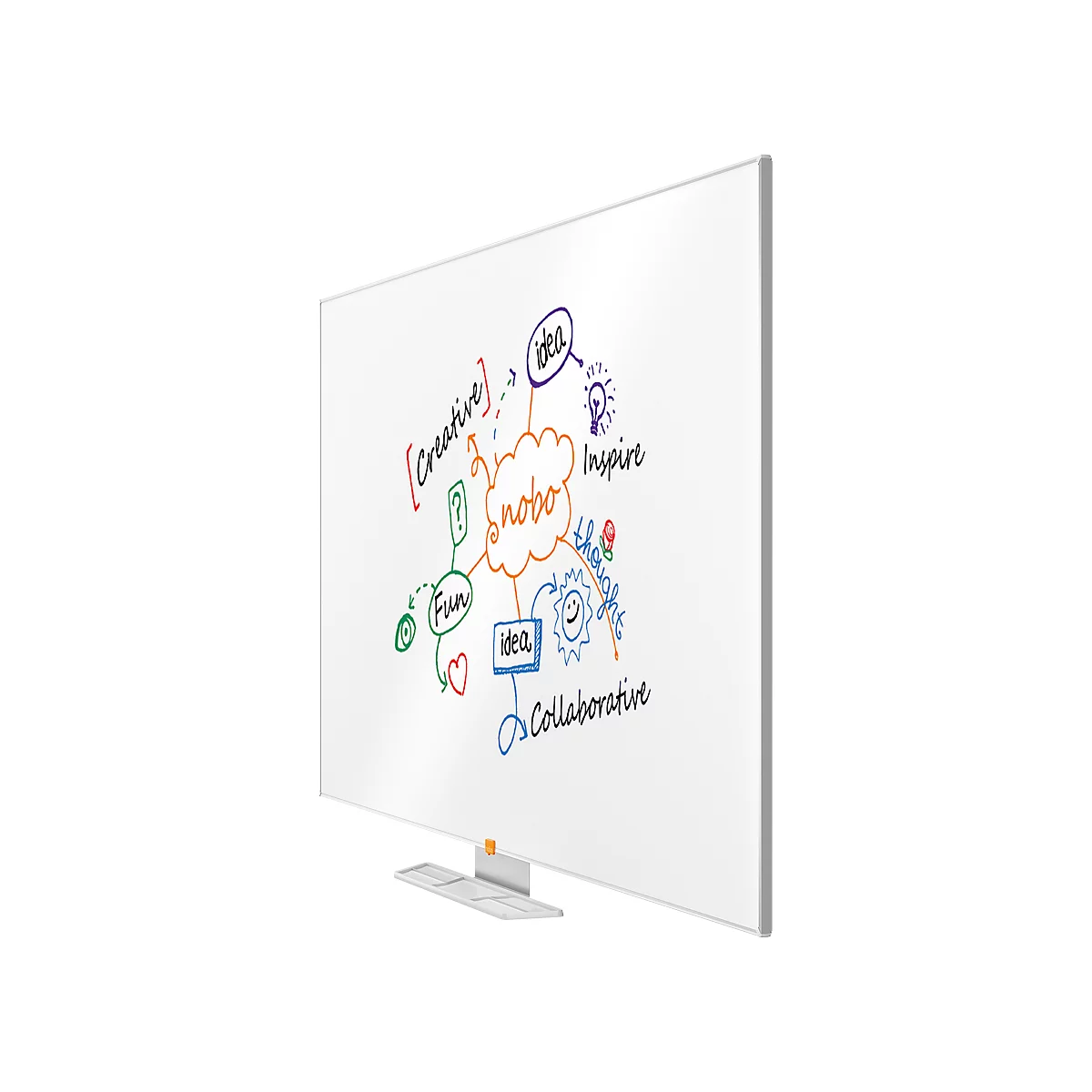 Whiteboard nobo Widescreen, emailliert, 880 x 1560 mm