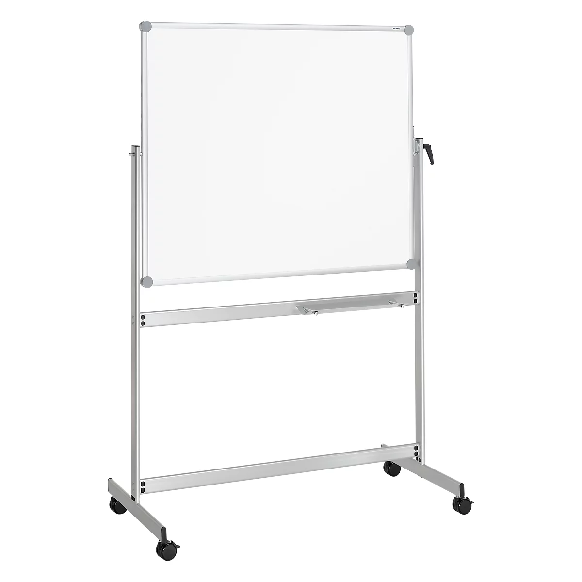 Whiteboard pivotant Revolve MAUL, mobile, émaillé, 1000 x 1200 mm