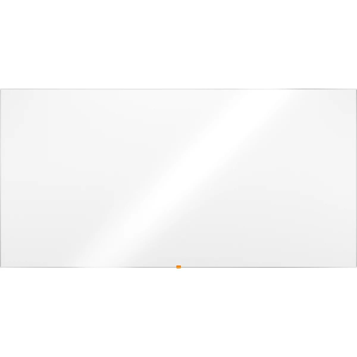 Whiteboard Prestige nobo - aluminium frame - geëmailleerd - B 2400 x H 1200 mm - met afleggoot