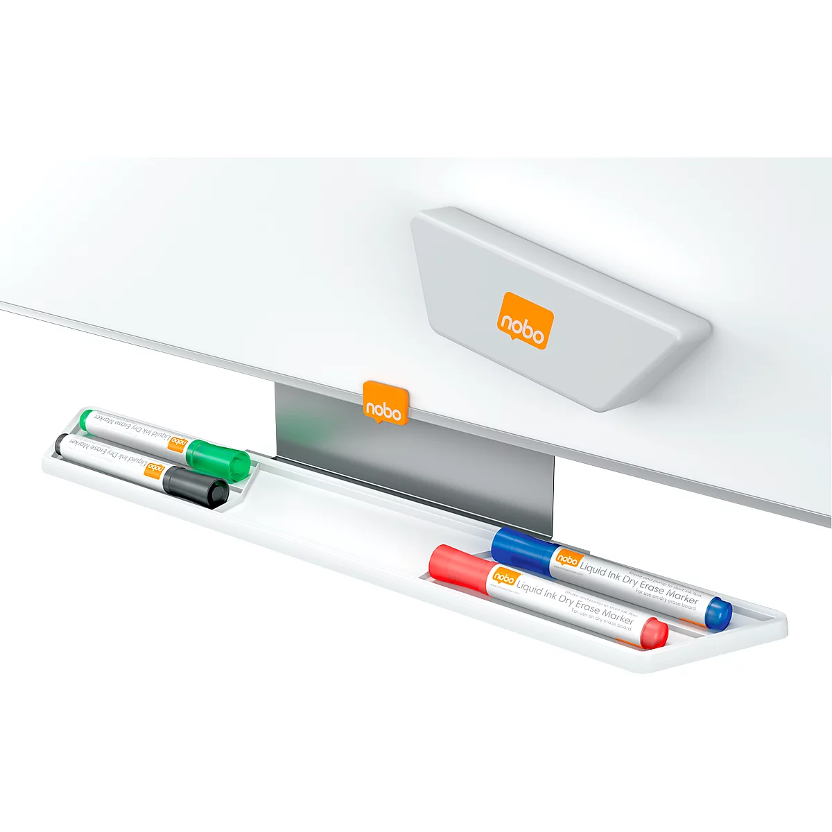 Whiteboard spons nobo, magnetisch, wit