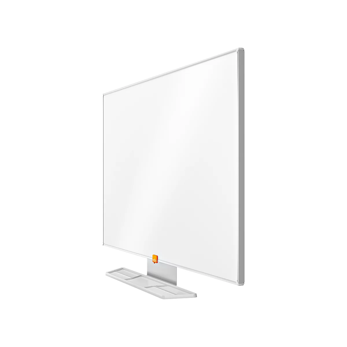 Whiteboard Widescreen nobo - aluminium frame - Nano Clean oppervlak - B 890 x H 500 mm - met opbergbak