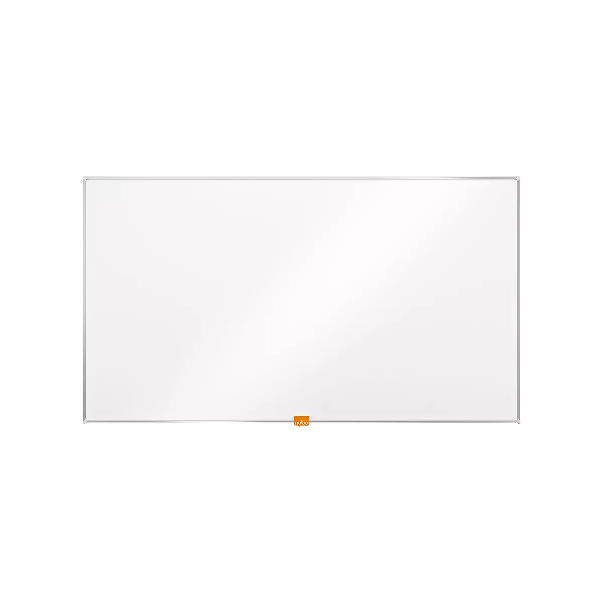 Whiteboard Widescreen nobo - aluminium frame - Nano Clean oppervlak - B 890 x H 500 mm - met opbergbak