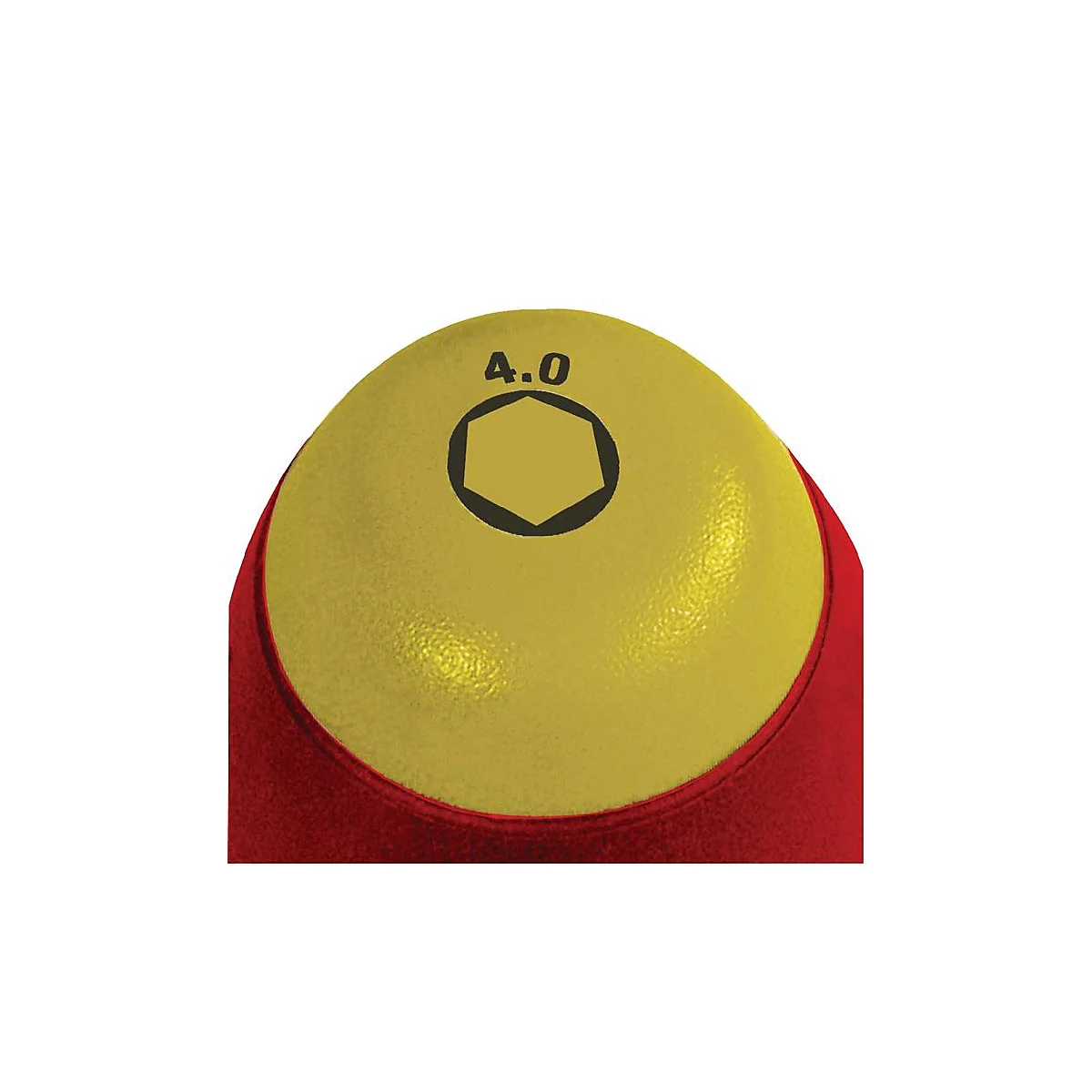WIHA Sechskantsteckschlüssel 322 Modell 00858, VDE isoliert, SW 7 mm, Klingenlänge 125 mm, CV-Stahl, Mehrkomponentengriff