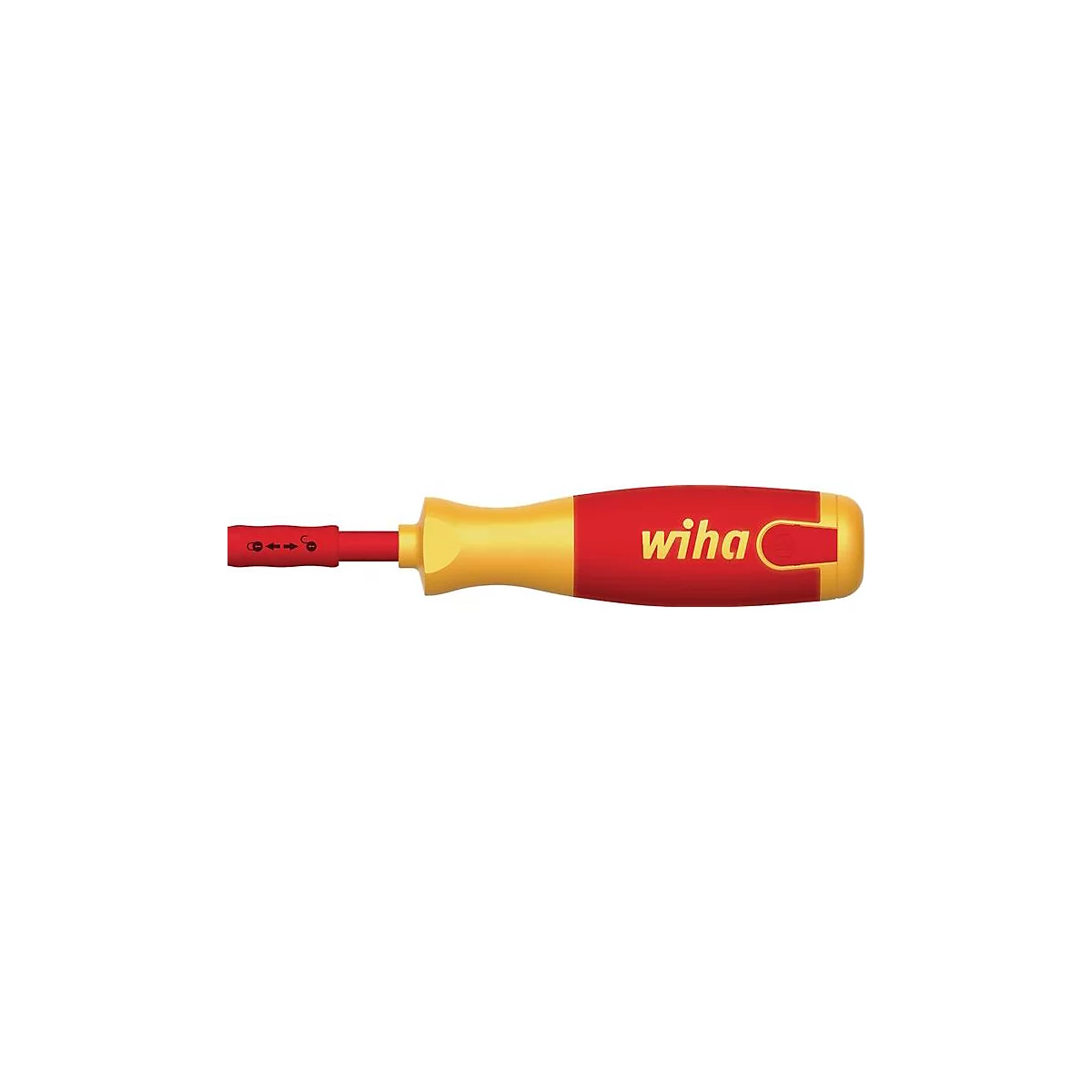 WIHA VDE Magazin-Bithalter 38613, 6-tlg., Schlitz/PH/PZD, SoftFinish®, CV-Stahl, IEC 60900, isoliert