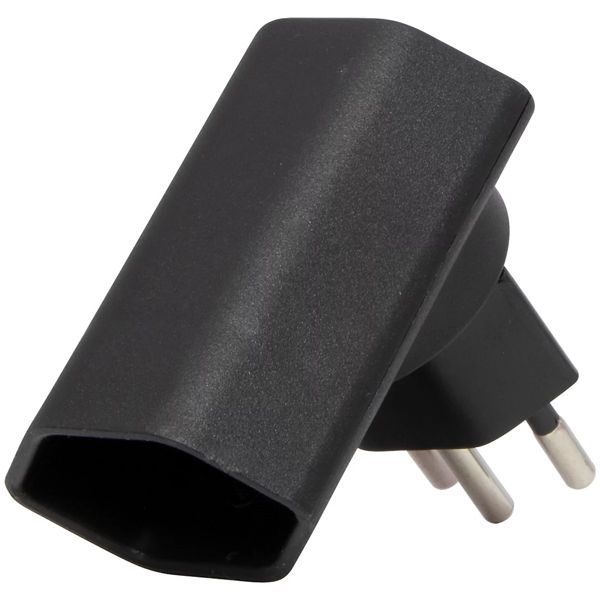 Winkeladapter brennenstuhl® cleverLINE, um 300° drehbar, IP20, L 60 x B 65 x T 42 mm, Kunststoff, schwarz