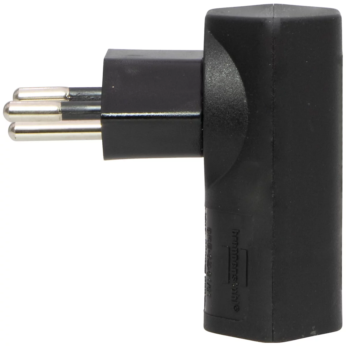 Winkeladapter brennenstuhl® cleverLINE, um 300° drehbar, IP20, L 60 x B 65 x T 42 mm, Kunststoff, schwarz