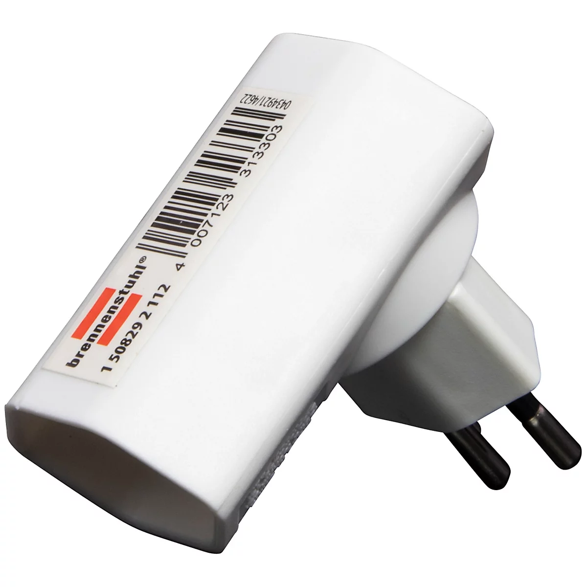 Winkeladapter brennenstuhl® cleverLINE, um 300° drehbar, IP20, L 60 x B 65 x T 42 mm, Kunststoff, weiss