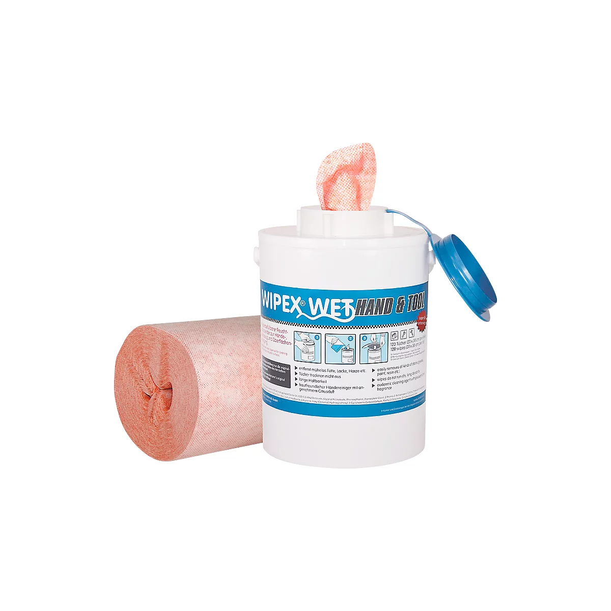 WIPEX Feuchttuchsystem Wet Hand & Tool, 200 x 380 mm, Nachfüllpack