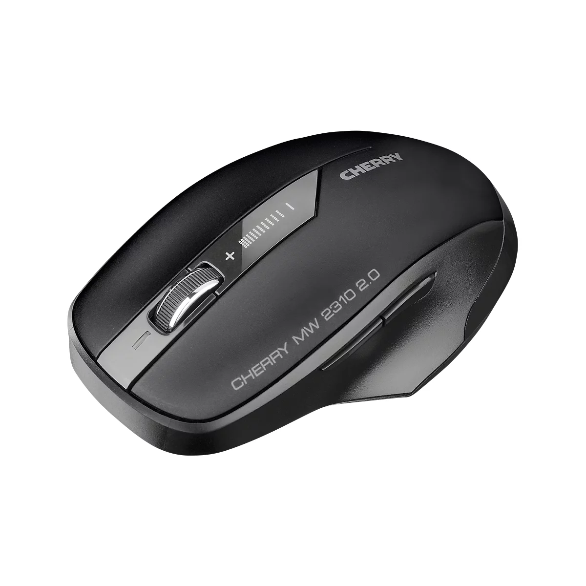 Wireless-Computermaus Cherry MW 2310 2.0, f. Rechts- & Linkshänder, ergonomisch, RW 10 m, schwarz