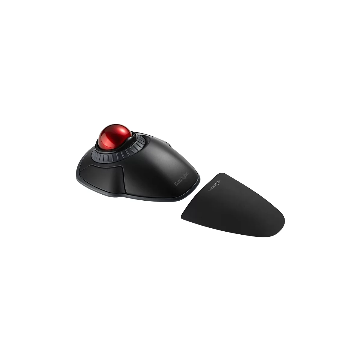 Wireless Trackball Kensington Orbit, mit Scroll-Ring, für Links- und Rechtshänder, 2.4 GHz & Bluetooth, B 140 x T 155 x H 82 mm, schwarz