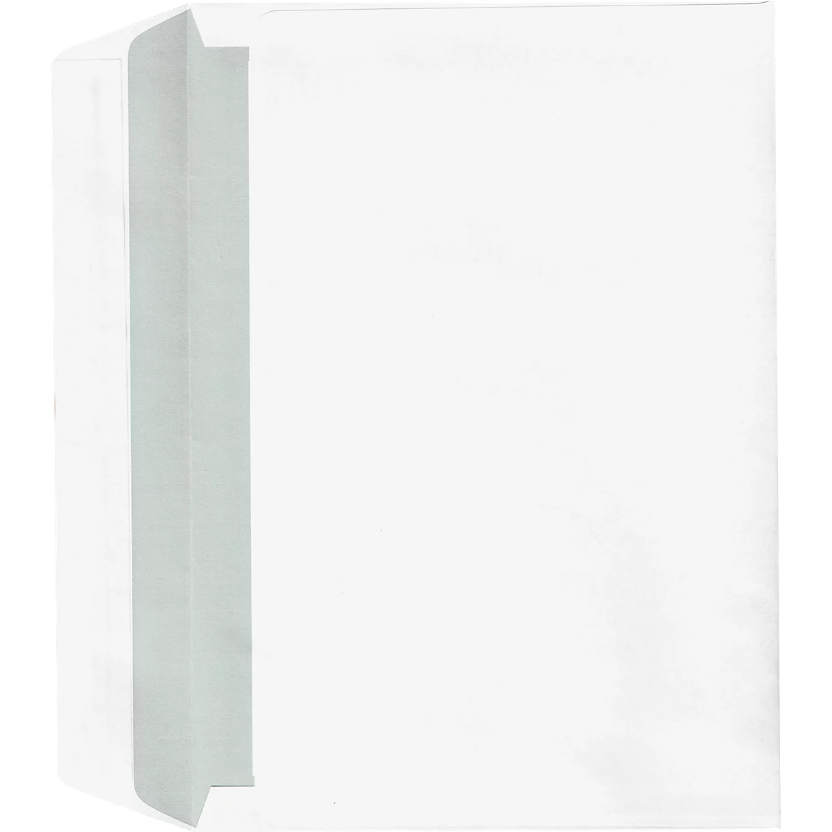 Witte enveloppen, C5 (162 x 229 mm), 80 g/m², zonder venster, klevend, 500 stuks