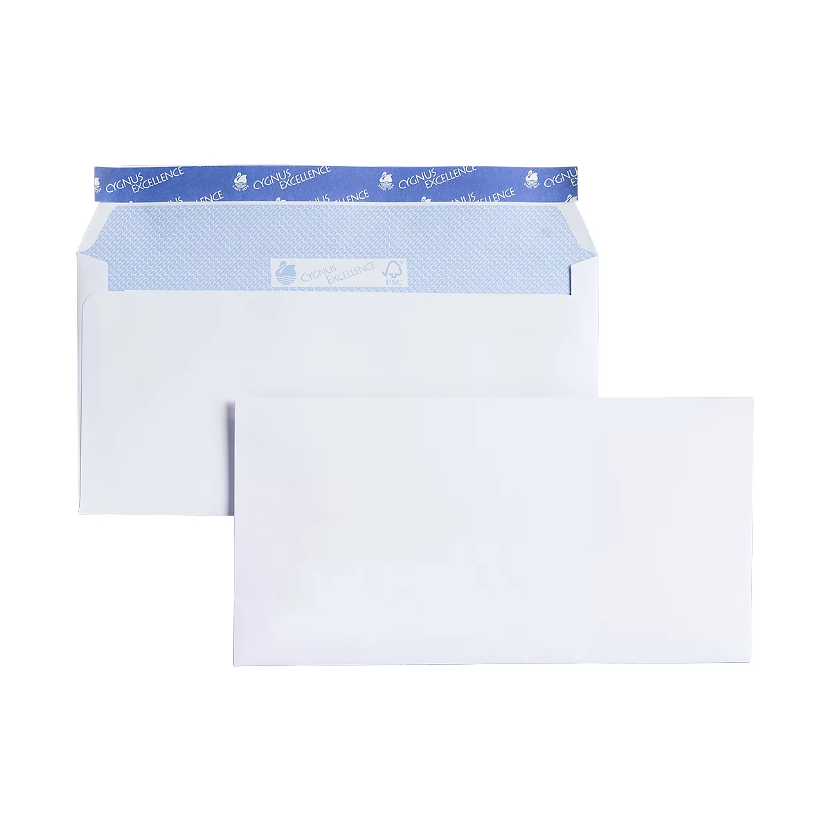 Witte enveloppen, C6, zelfklevend; zonder venster, 500 stuks
