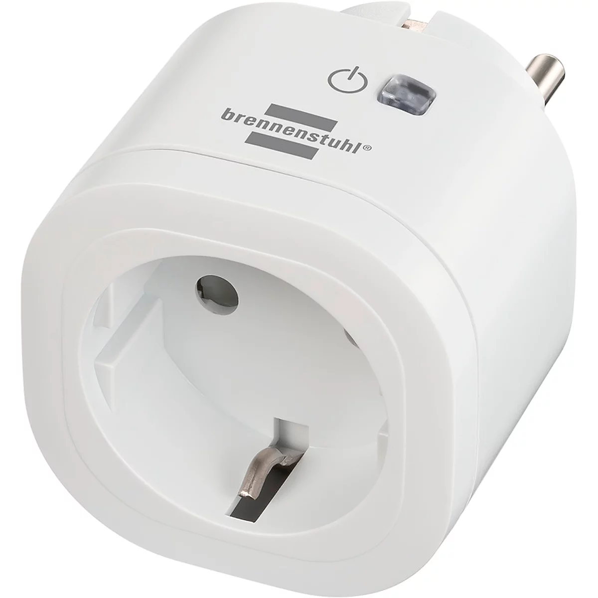 WLAN-stekkerdoos brennenstuhl® Sluit WA 3000 XS01, 2,4 GHz aan, compatibel met Alexa/Google Assistant, timer
