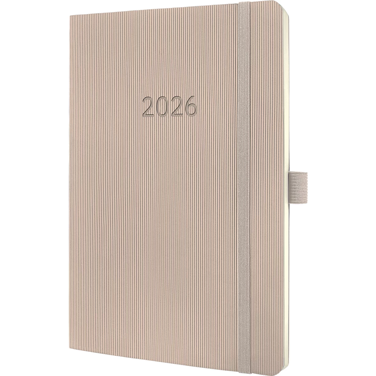 Wochenkalender Sigel Conceptum 2026 C2630, A5, 192 Seiten, 1 Jahr, 2 Seiten für je 1 Woche, PEFC®-Papier/Kunststoff, taupe