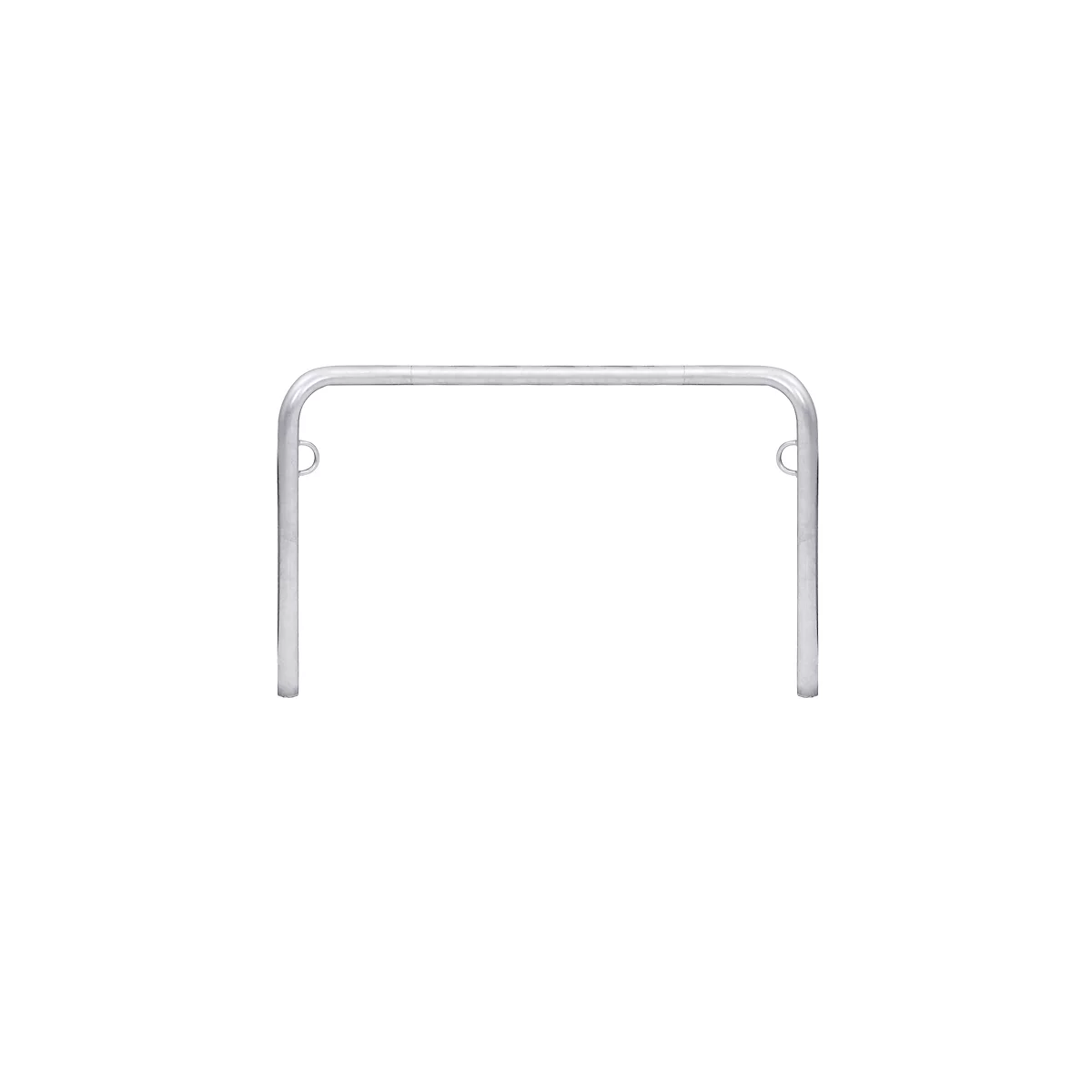 U-shaped metal frame with hooks on the sides, against a white background.