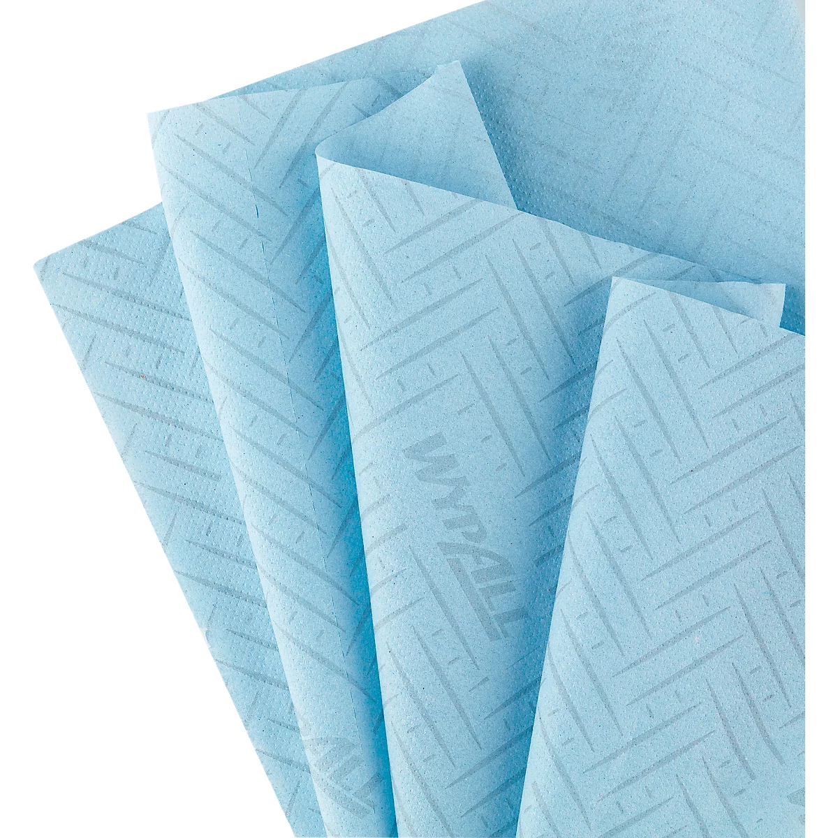 WYPALL* Wischtuch L-10 EXTRA + Zentralentnahme RCS, aus Airflexmaterial, 2400 Tücher, 1-lagig, blau