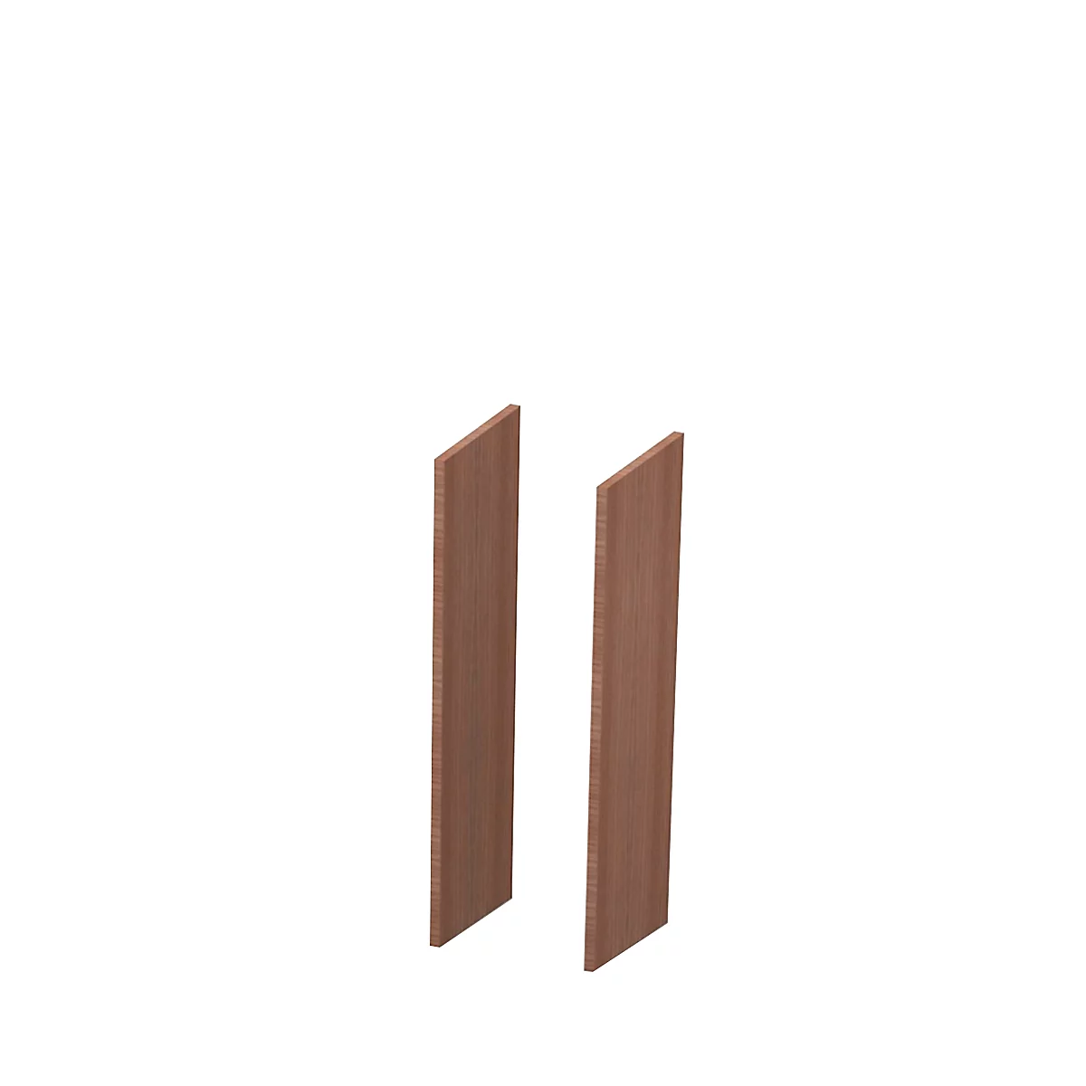 X-TIME-WORK side panels, 2 pcs., medium An 38/30 mm, Canaletto walnut finish