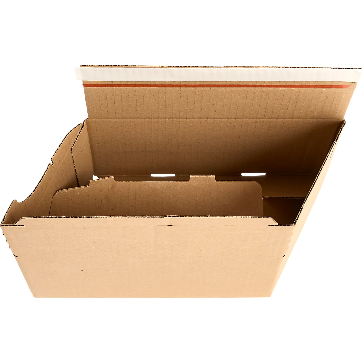 Xenial Faltkartons, 1-wellig, L 140 x B 238 x H 147 mm, bis 20 kg, braun, 20 Stück