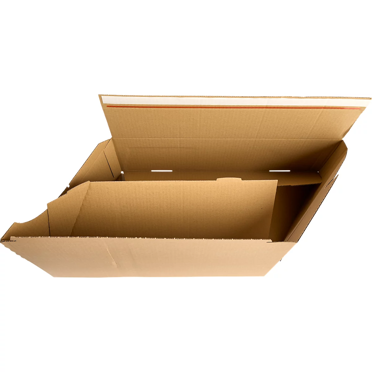Xenial Faltkartons, 1-wellig, L 290 x B 420 x H 190 mm, bis 20 kg, braun, 20 Stück