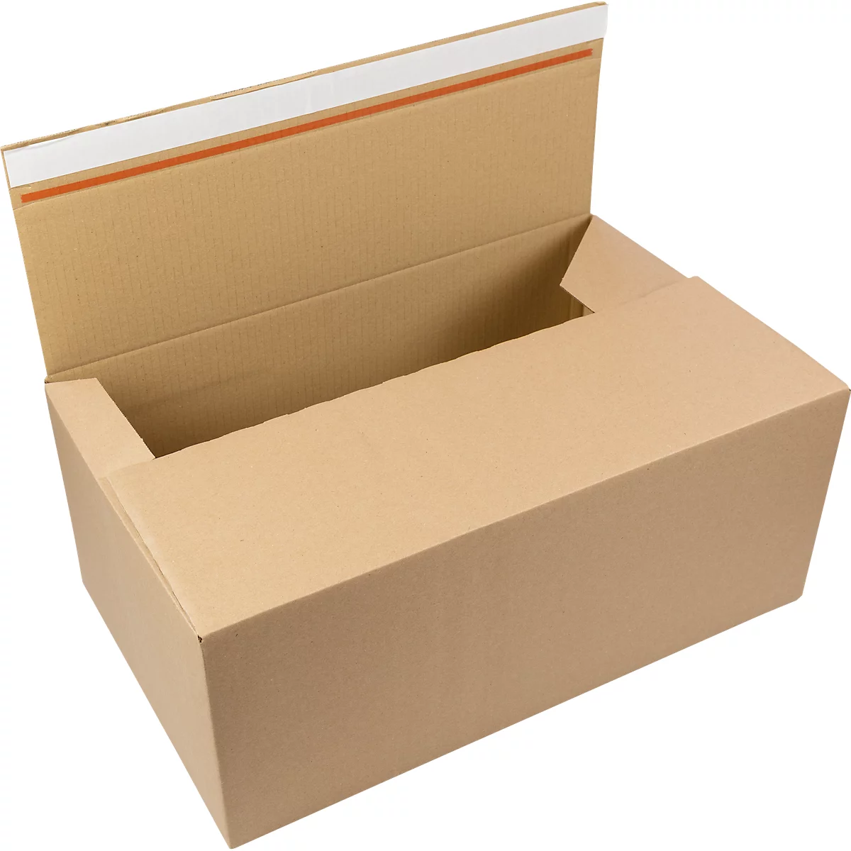Xenial Faltkartons, 1-wellig, L 290 x B 420 x H 190 mm, bis 20 kg, braun, 20 Stück
