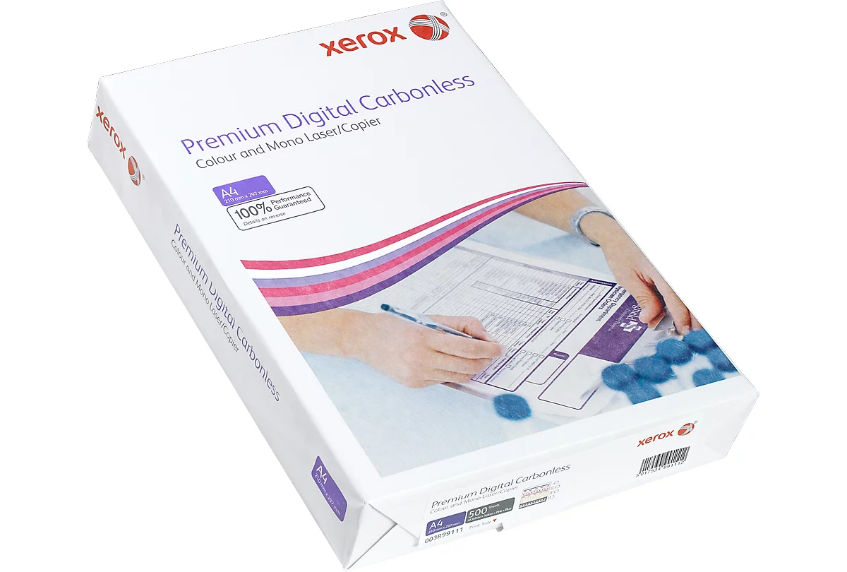 Xerox Premium Digital Carbonless papier 003R99111, A4 4-voudig wit/geel/roze/blauw