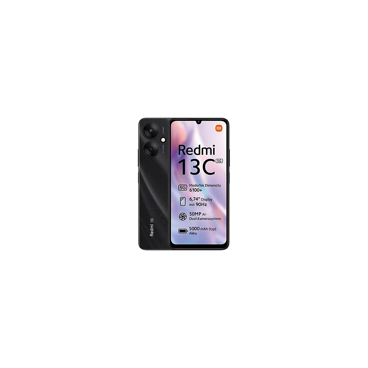 Xiaomi Redmi 13C 5G - 5G Smartphone - Dual-SIM - RAM 4 GB / Interner Speicher 128 GB - microSD slot - LCD-Anzeige