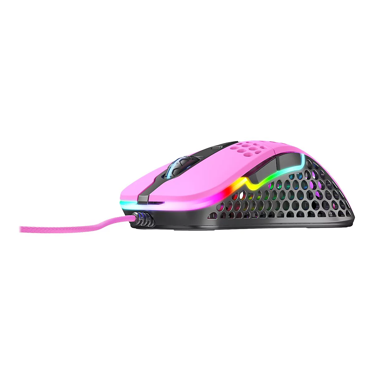 Xtrfy M4 RGB - Maus - Für Rechtshänder - optisch - kabelgebunden - USB