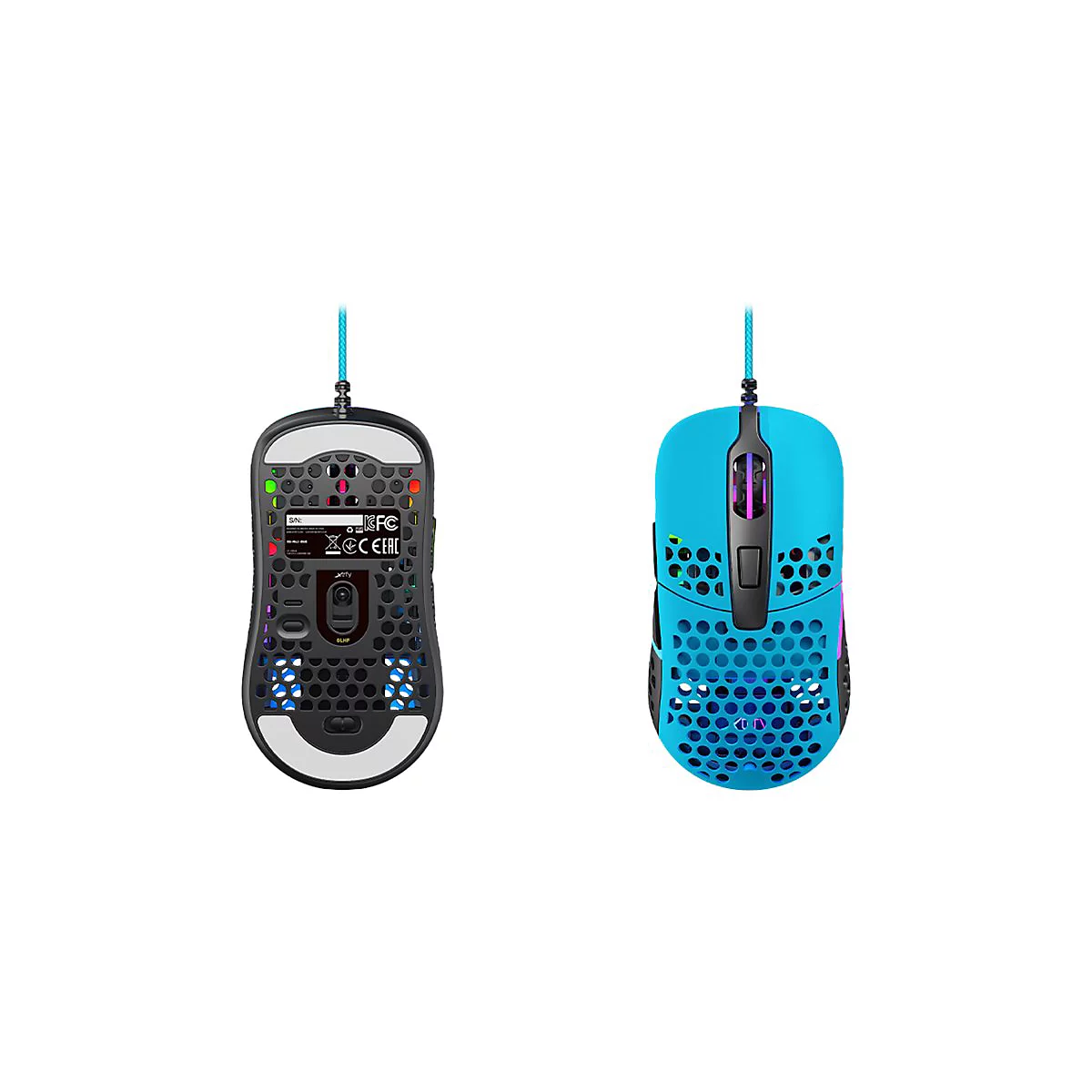 Xtrfy M42 - Maus - optisch - kabelgebunden - USB - Miami Blue