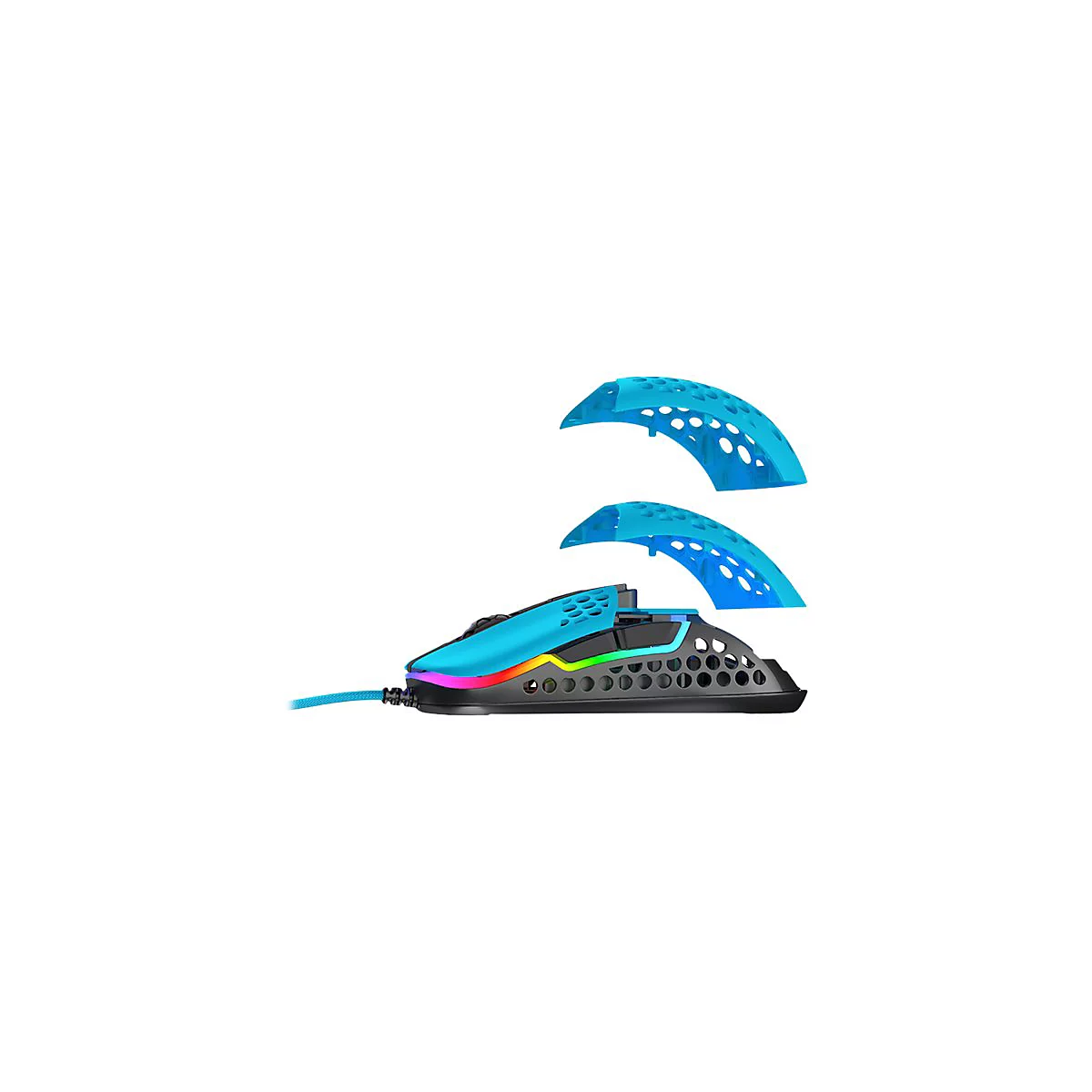 Xtrfy M42 - Maus - optisch - kabelgebunden - USB - Miami Blue