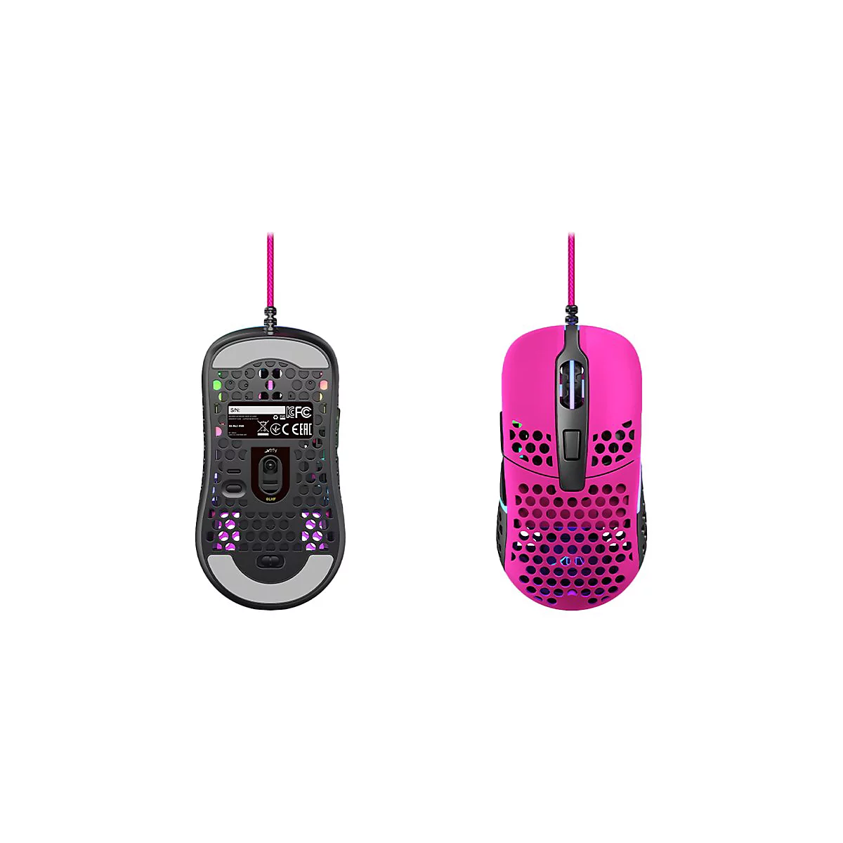 Xtrfy M42 - Maus - optisch - kabelgebunden - USB - pink
