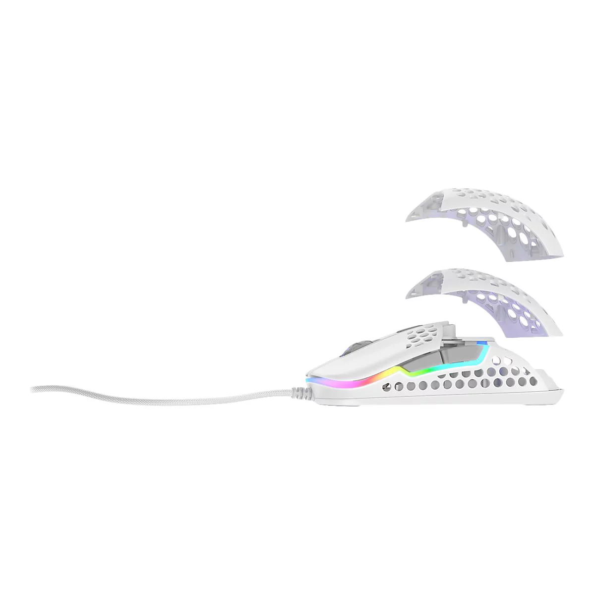 Xtrfy M42 - Maus - optisch - kabelgebunden - USB - weiß