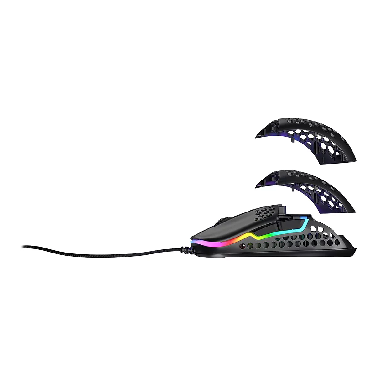 Xtrfy M42 - Maus - optisch - kabellos - 2.4 GHz - kabelloser Empfänger (USB)