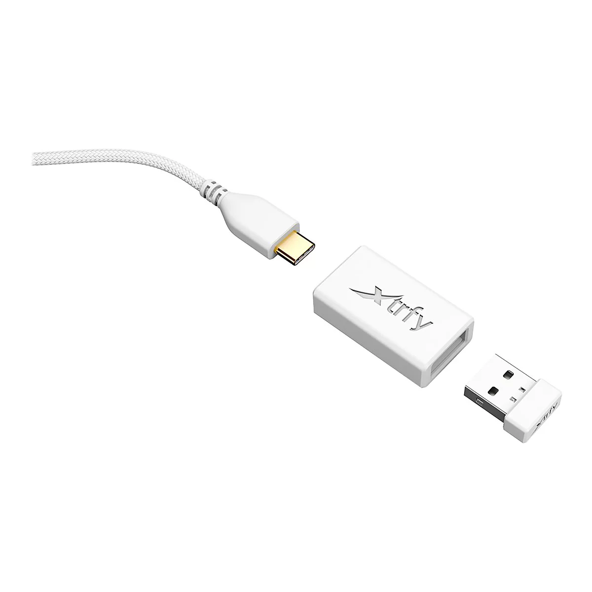 Xtrfy M42 - Maus - optisch - kabellos - 2.4 GHz - kabelloser Empfänger (USB)