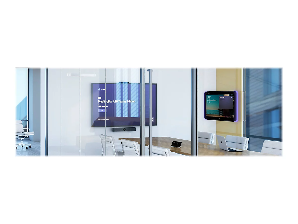 Yealink RoomPanel for Microsoft Teams - Touchpaneel - Anzeige - LCD - 20.3 cm (8')