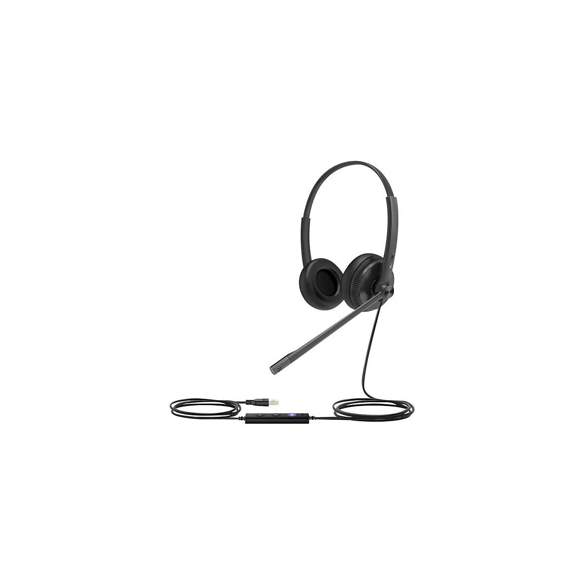 Yealink UH34 Dual - Headset - On-Ear - kabelgebunden - USB - Schwarz
