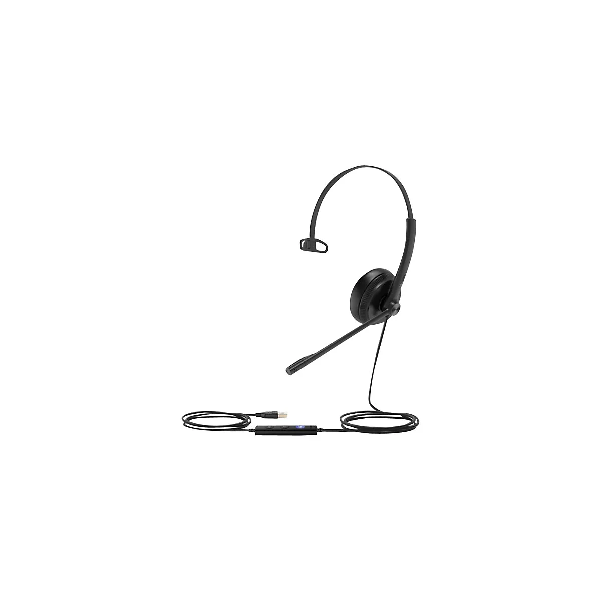 Yealink UH34 Mono - Kopfhörer mit Mikrofon - On-Ear - kabelgebunden - USB - UC-zertifiziert