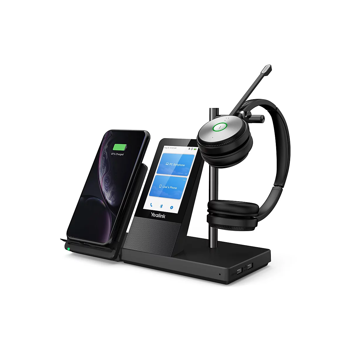 Yealink WH66 Dual UC - Workstation - Headset - ohrumschließend - DECT - kabellos