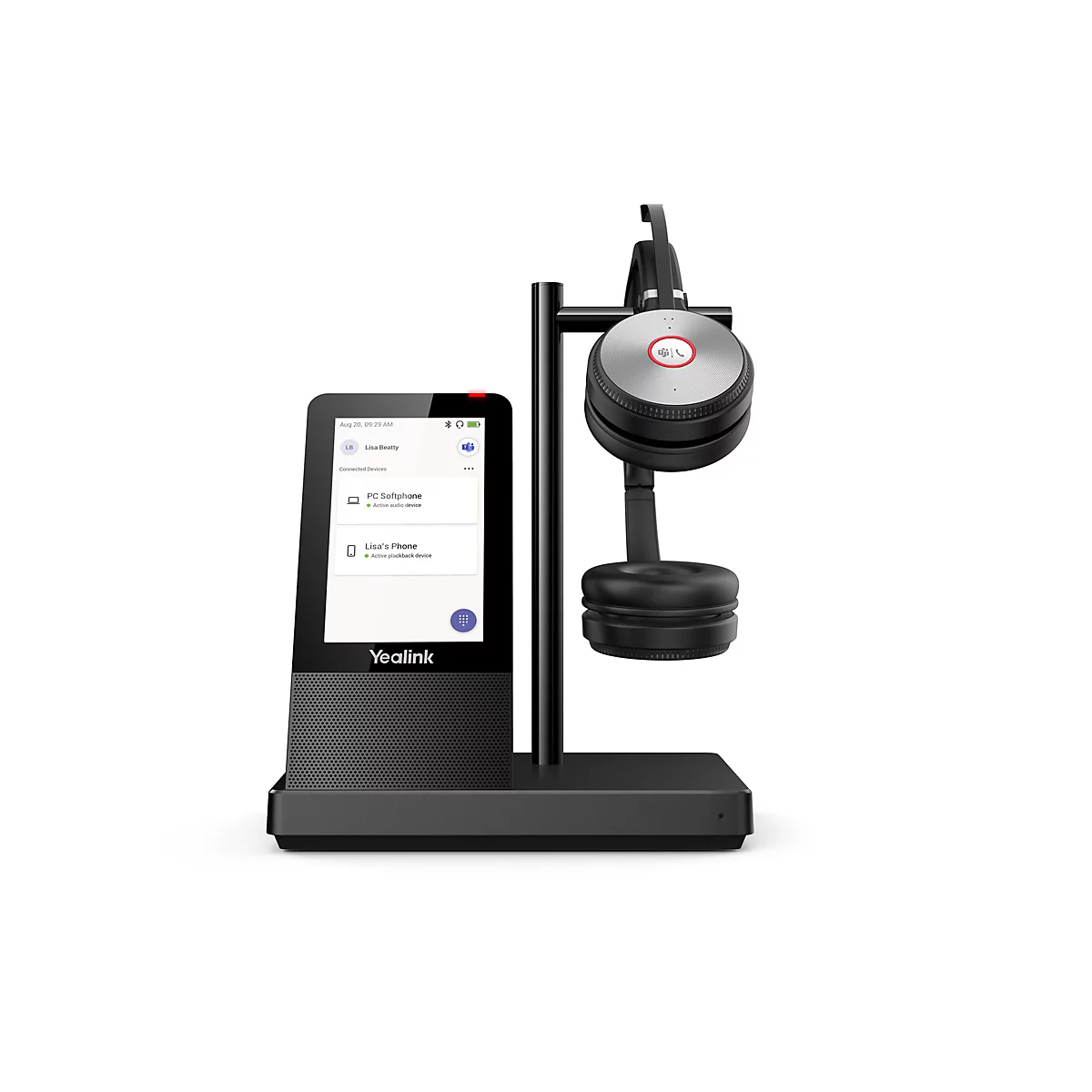 Yealink WH66 Dual X - Für Microsoft Teams - Headset - ohrumschließend - DECT - kabellos